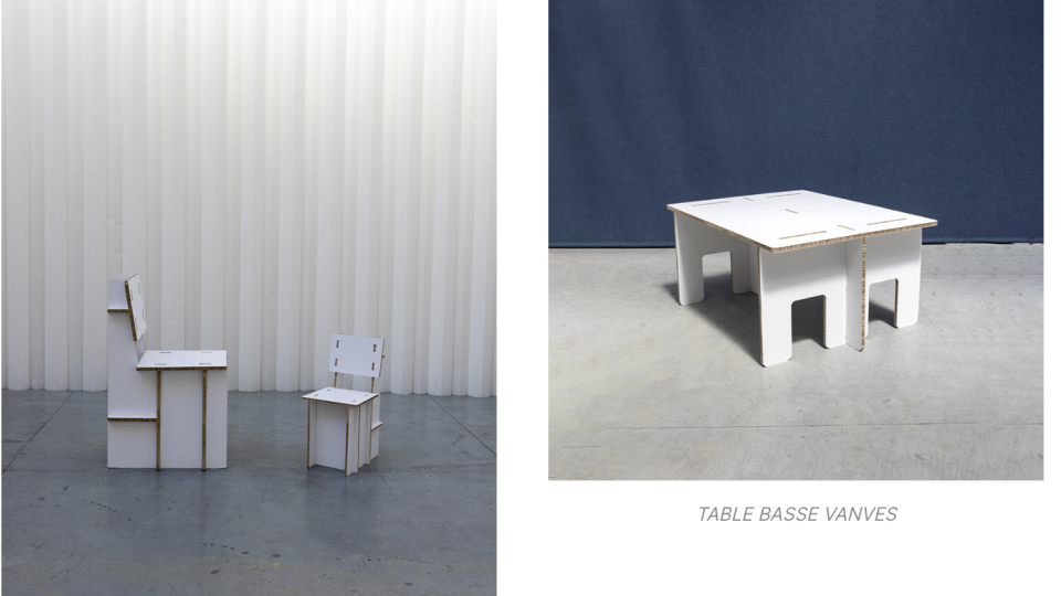 Procédés Chénel lance une nouvelle gamme de mobilier en carton recyclable
